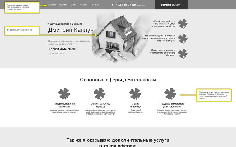 Сайт агентства недвижимости